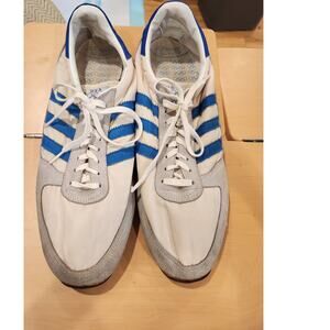 Vintage JCPenney USA Olympics Sneakers Blue White‎ 1980s Made in Korea Size 15